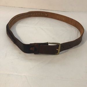 Vintage Weathered Women’s Hunting Belt SZ 32, 30/31 Waist Made in Hong Kong